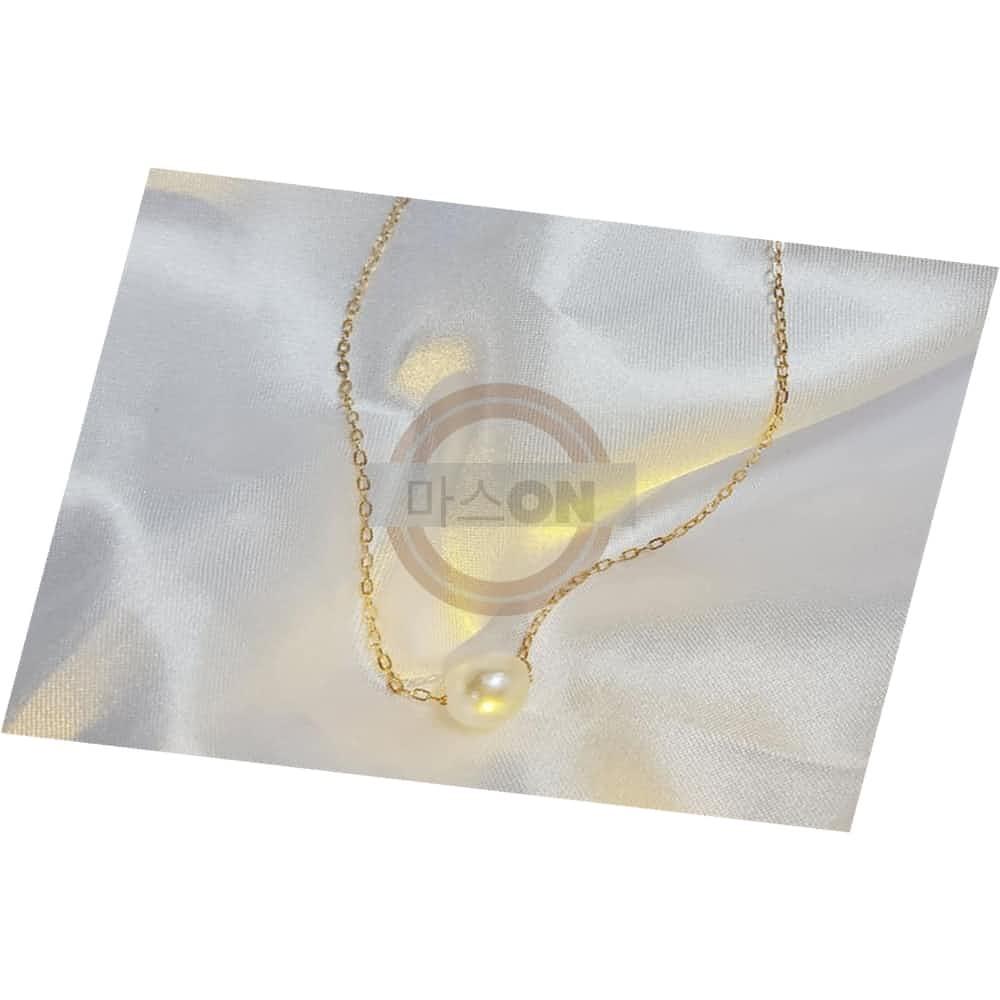 MASSON ミニマルネックレス パールモチーフ デザイン スタイリング アクセ