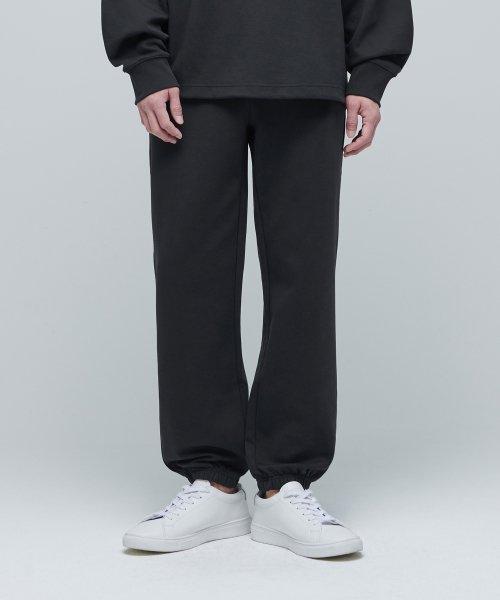 MUSINSA STANDARD フラットテリー スウェットパンツ ダークグレー