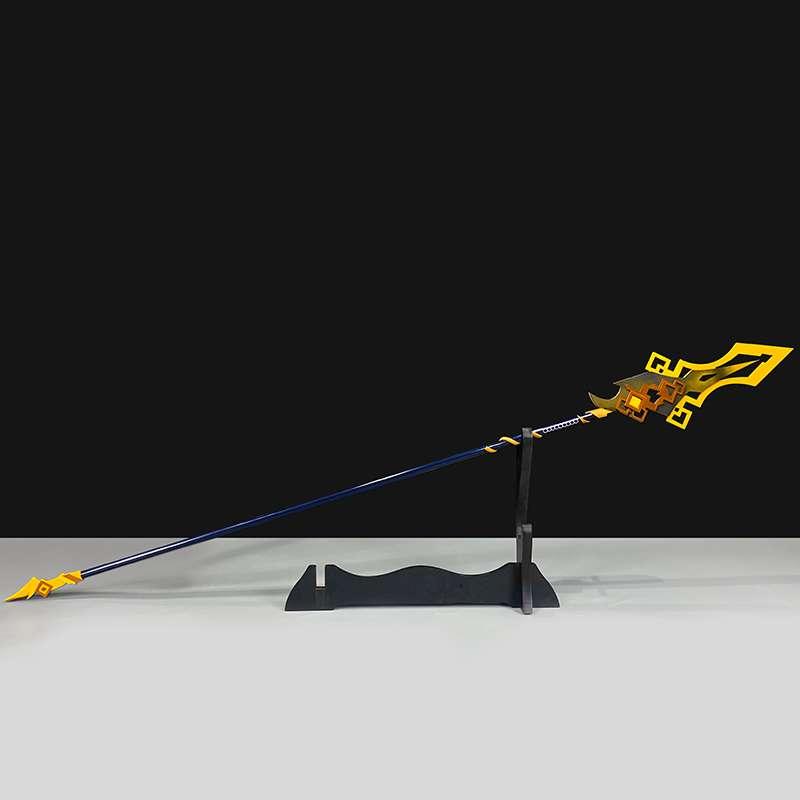 原神 観世長矛 モデル コスプレ小道具 長柄武器 グッズ ツール 武器 フィギュア 実物 観世長矛 1個