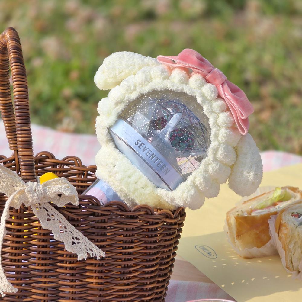 SEVENTEEN caratbong カバー ニット ハンドメイド アイドル応援棒 カスタム コンサート ファンミーティング