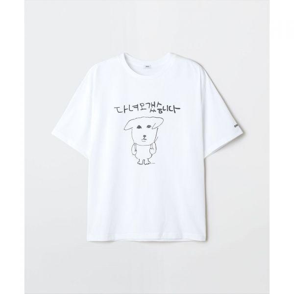 SPAO 가나디 半袖Tシャツ PRINT SPRLG25U09