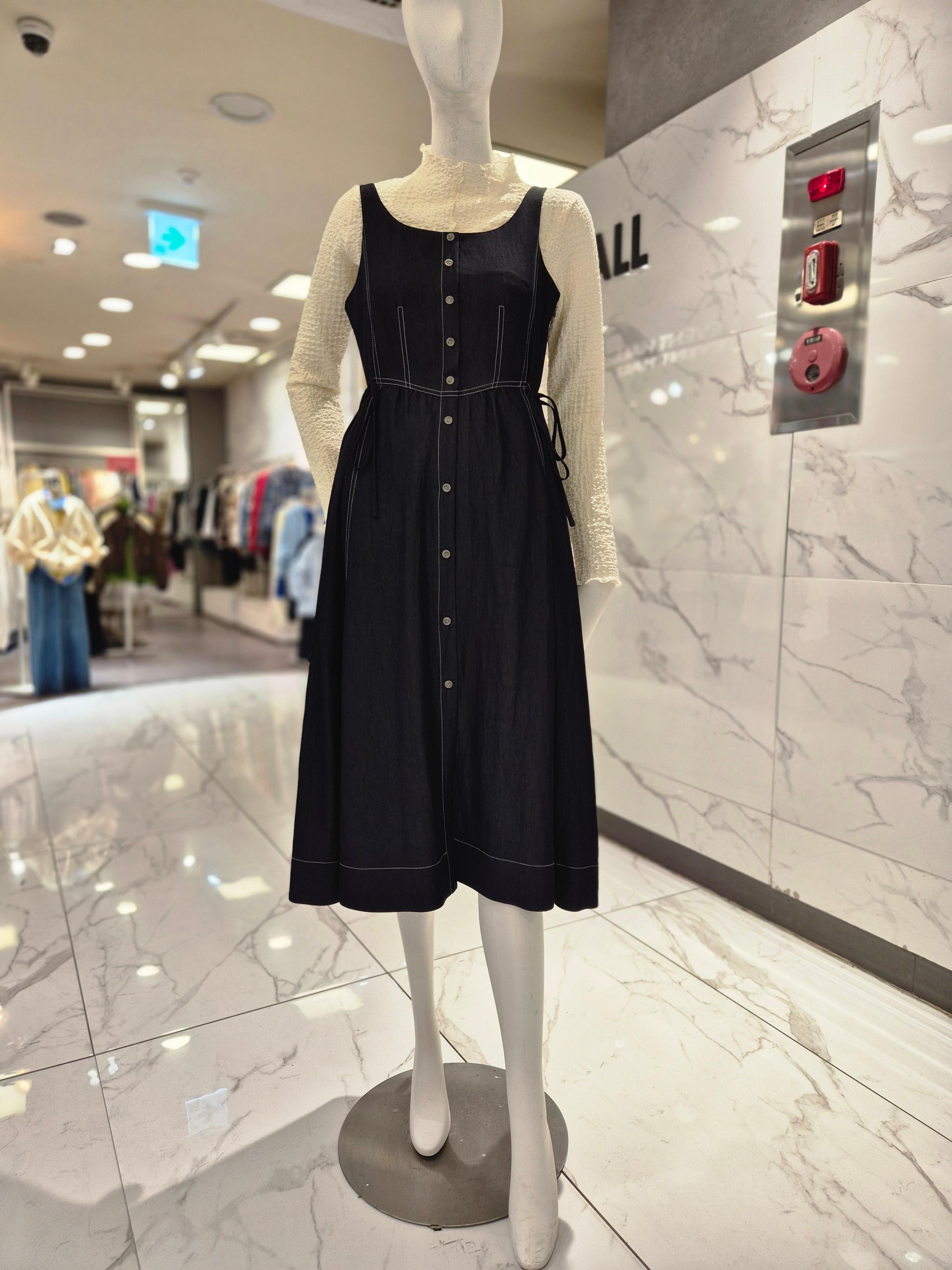 ON&ON サイドリボン ステッチ ワンピース NJW6MO312