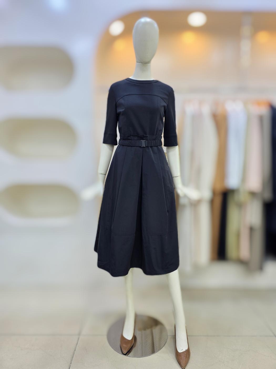 ON&ON ベルテッド バルーン Aライン ワンピース NJW5SO224