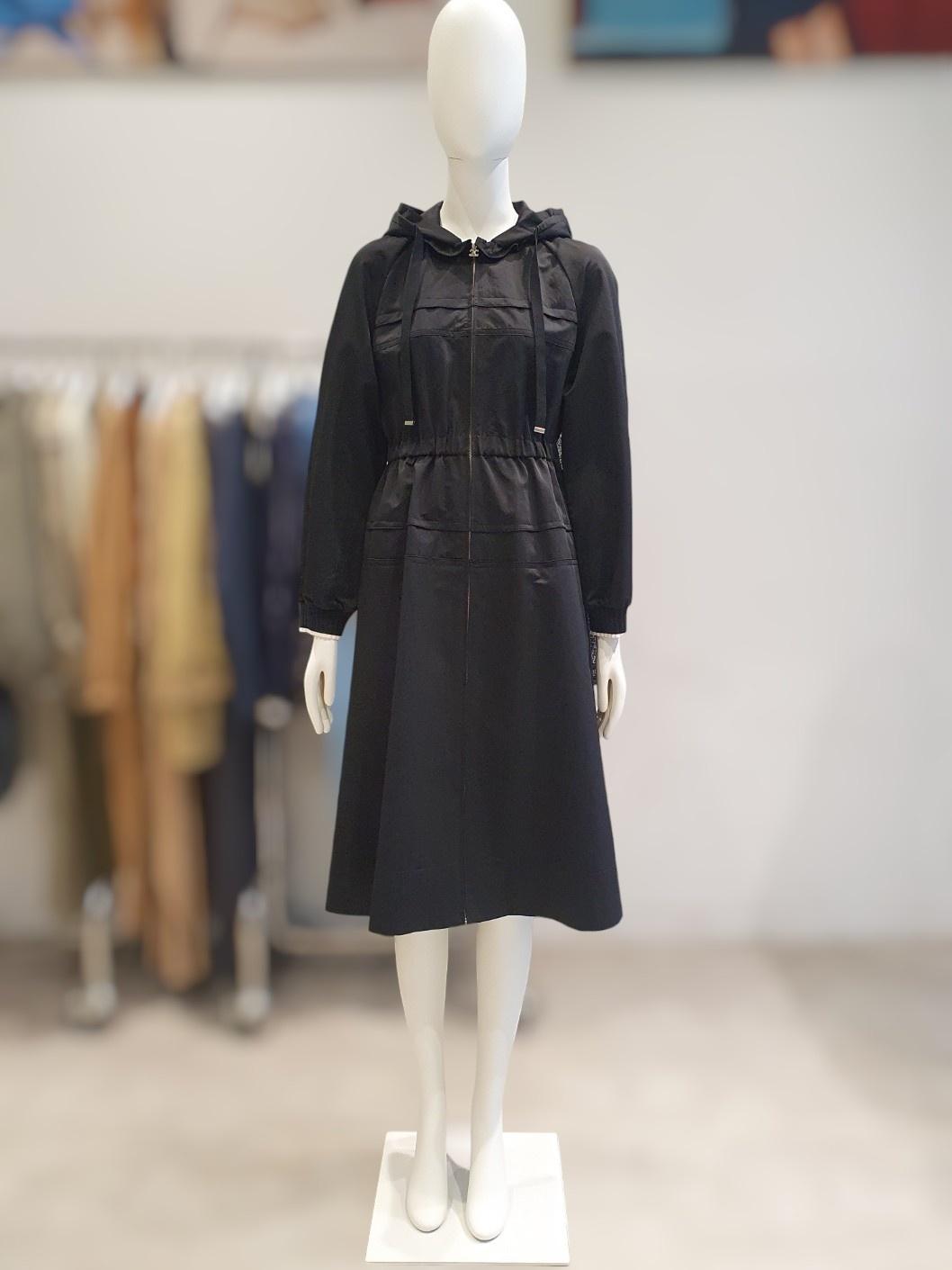 ZOOC フード取り外し ウエストゴム ワンピース V244MSE931