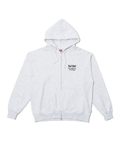 [BEN DAVIS] ホワイトレーベル ダイスボール フーディー ジップアップ オートミール 24380042