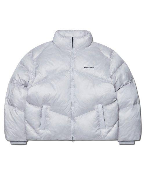 [NOMANUAL] SKADI DUCK DOWN - GLOSSY GRAY NM44DW01M1GG