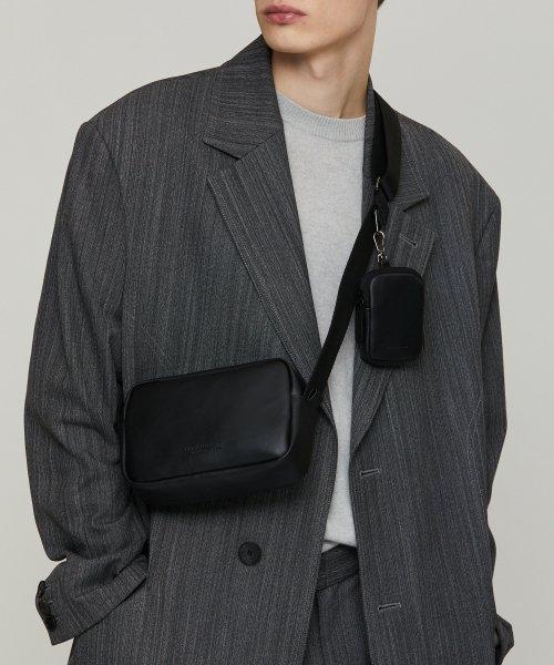 [NATIONAL PUBLICITY] Casper HQ レザーミニクロスバッグ N235UBCB04BK0FR