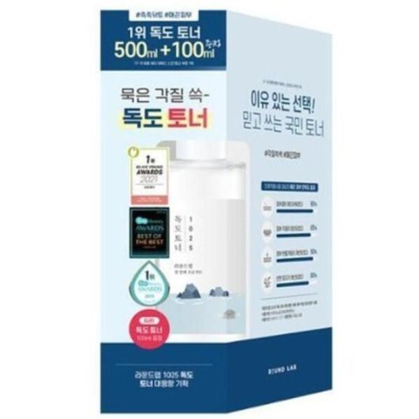 라운드랩 1025 Dokdo Toner 500ml + 100ml