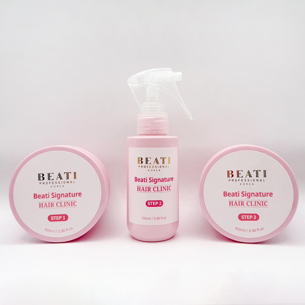 VIETI シグネチャー ヘアクリニック 3ステップ サロン ダメージヘア補修トリートメント ヘアパック プロテイン ダメージヘア