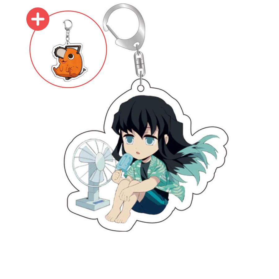 鬼滅の刃 バカンス 夏 キャラクター キーリング 鬼滅 グッズ キーホルダー 人形 携帯電話 バッグチャーム