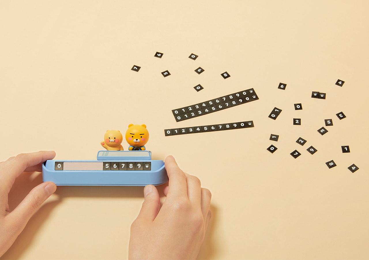 カカオフレンズ 車用芳香剤 電話番号 駐車番号プレート 連絡先 ライアン