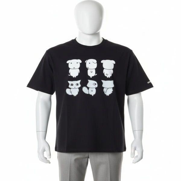 SPAO 가나디 Tシャツ (GRAPHIC BLACK)_SPRLG25U09 624556