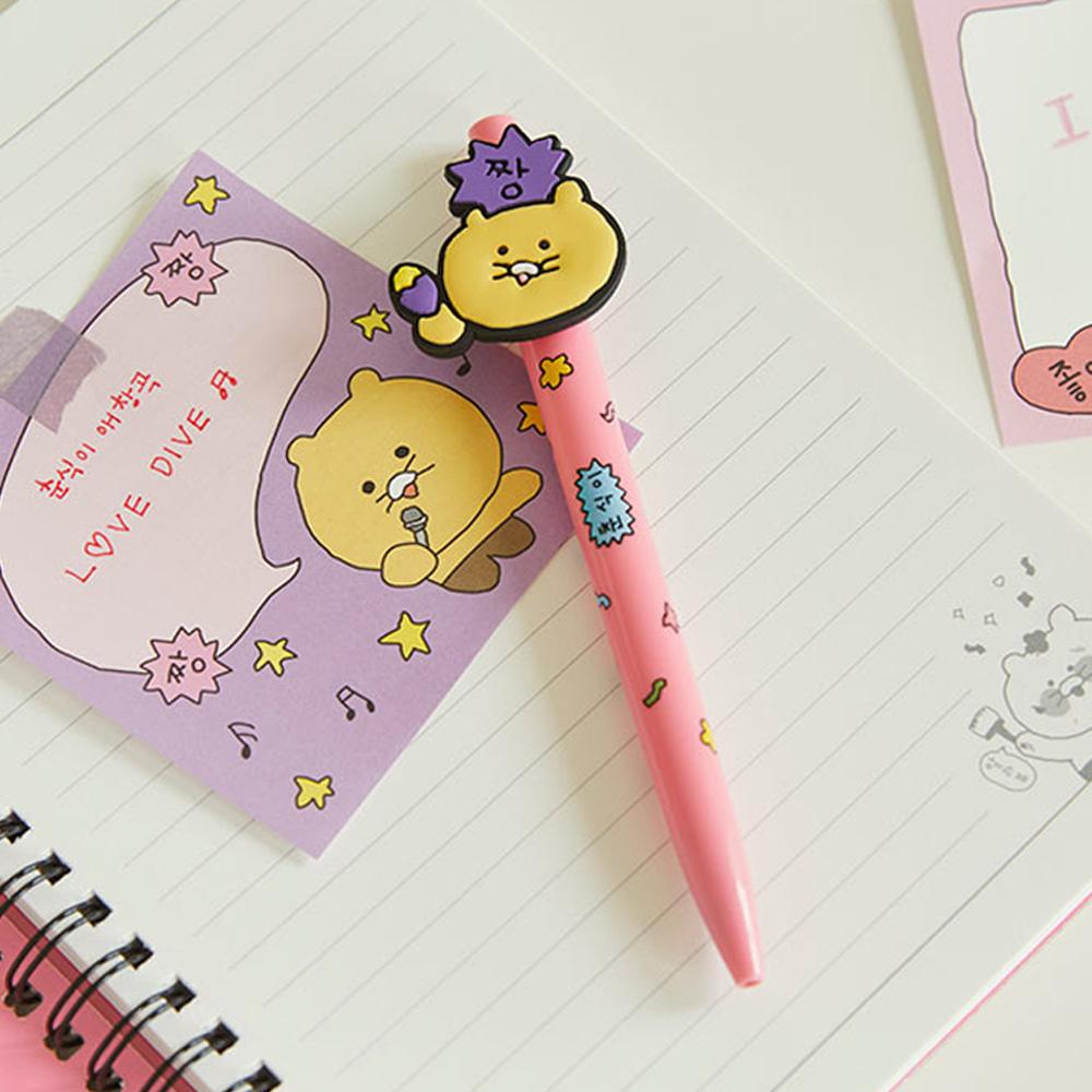 カカオ 최고심 チュンシキ 짱 젤ペン キャラクター文具 オフィス用品
