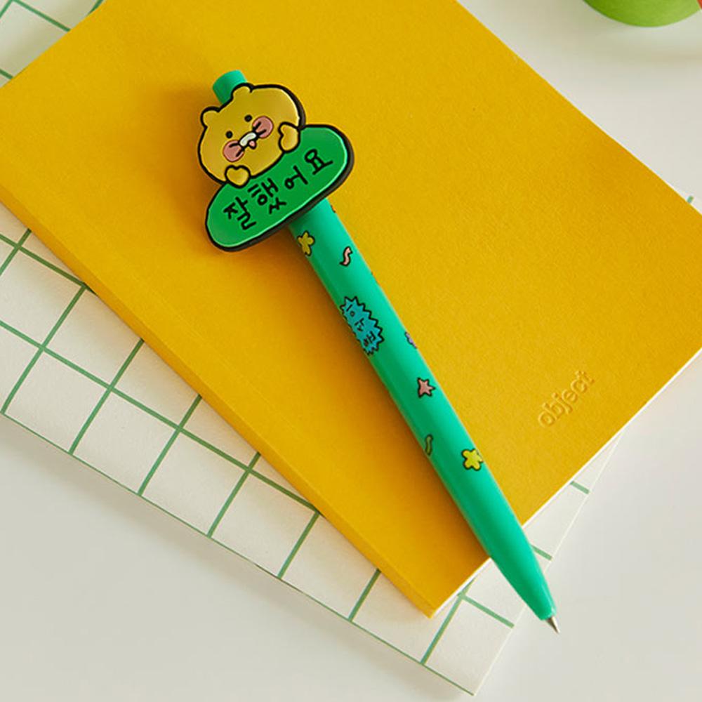 カカオ 최고심 チュンシキ よくできました 젤ペン キャラクター文具