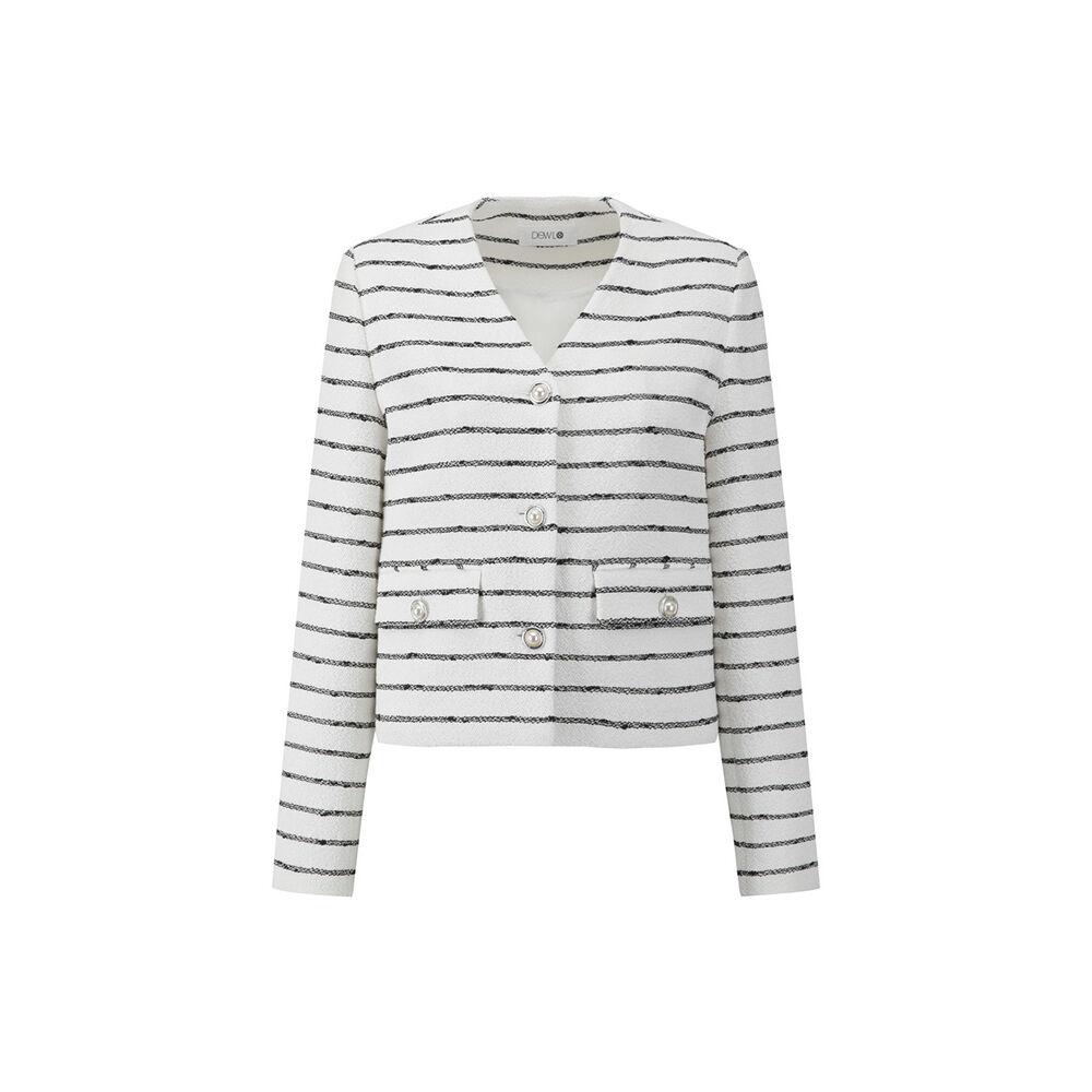 DEWL DEWL Vネック パールボタン ジャケット D252MSF332