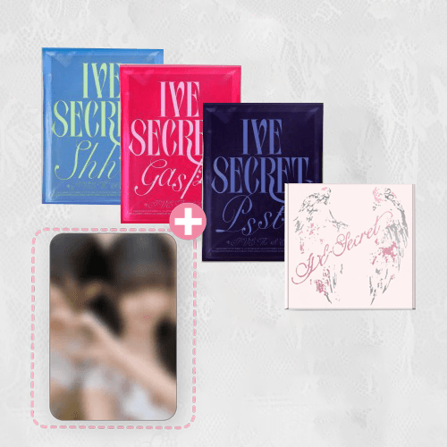 IVE アルバム 4種セット＋特典(1種) 公式グッズ 特典 ポカ ミニ 4集 IVE SECRET シークレット 予約 XOXZ