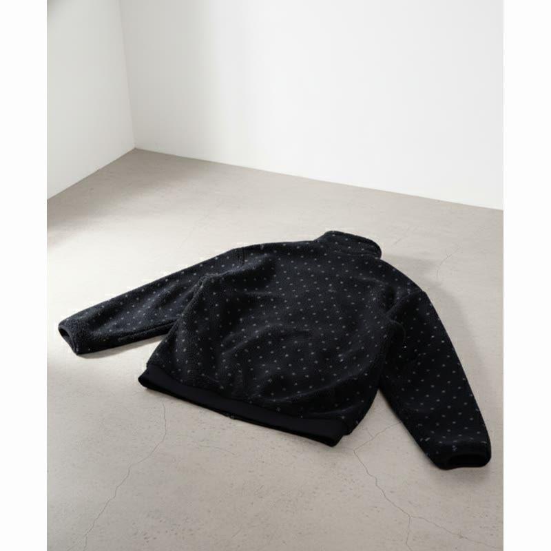 SPAO 가나디天使と悪魔덤블フリースBLACK_SPFZF4VU02