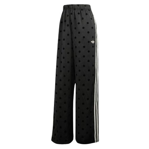 アディダス サテン ポルカドット ワイドレッグパンツ KV11