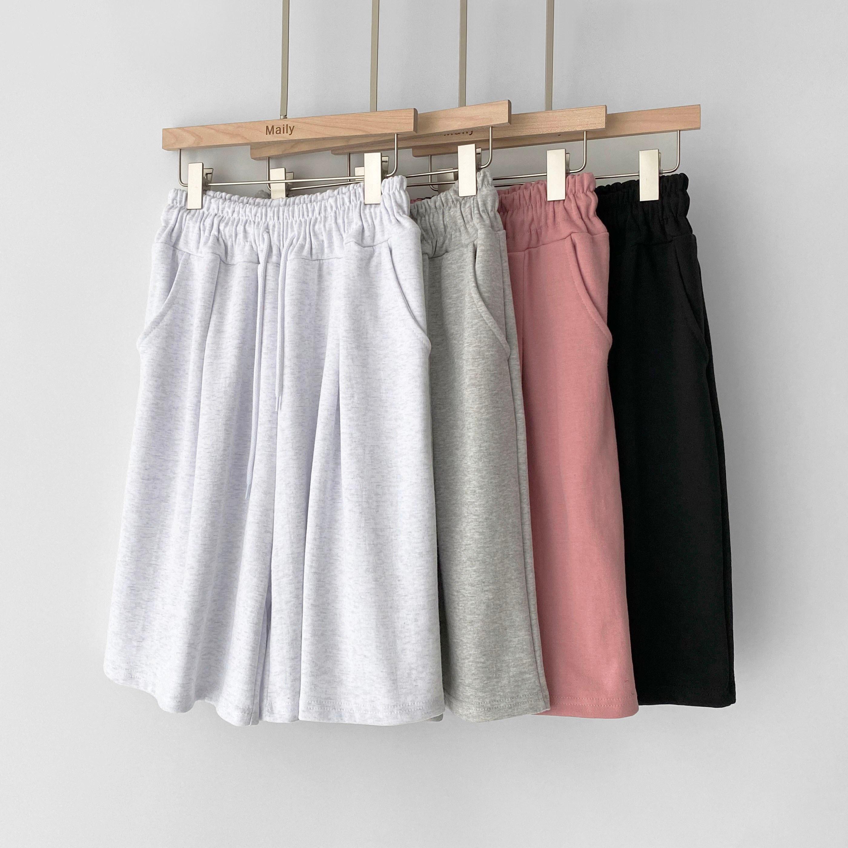 メーリン 丈選択 5分丈 7分丈 バンド ワイド 夏 レディース トレーニング バミューダ ハーフパンツ ショートパンツ