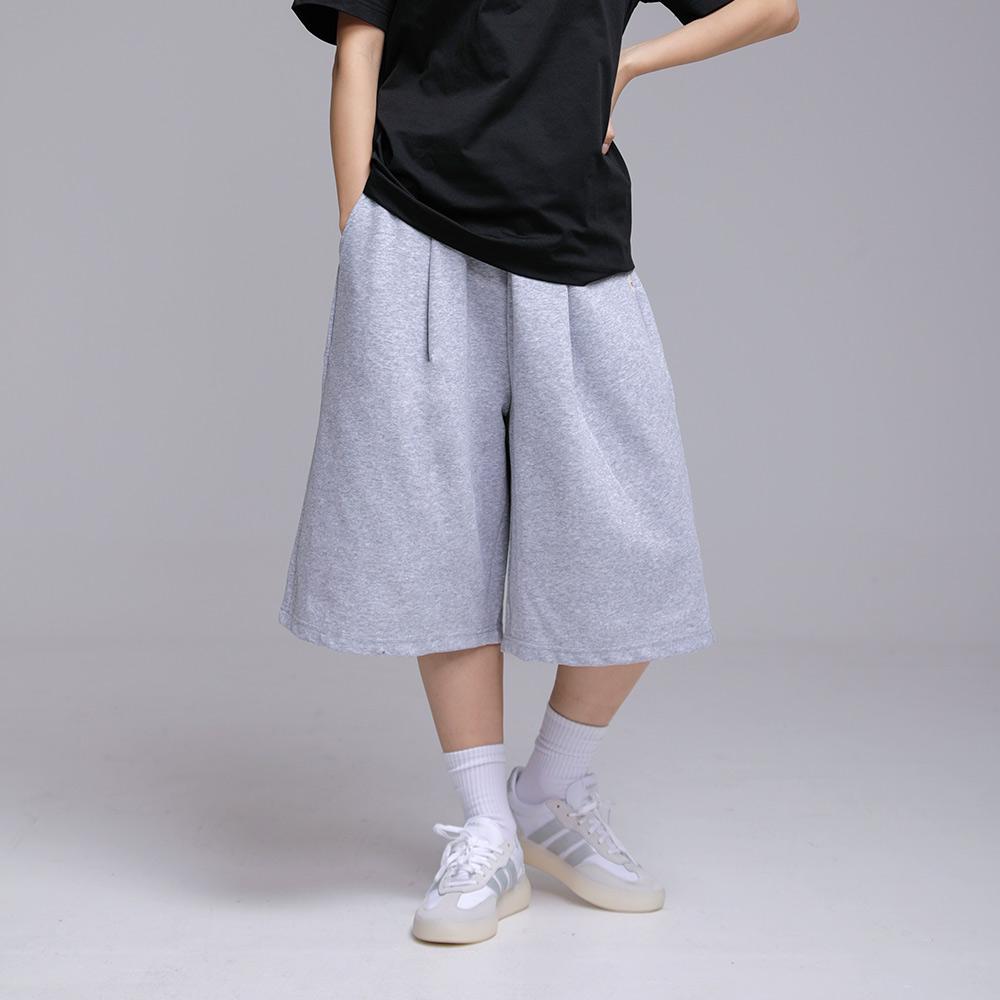 バミューダパンツ 夏 バルーンフィット ワンタック オーバーフィット ワイド 半ズボン