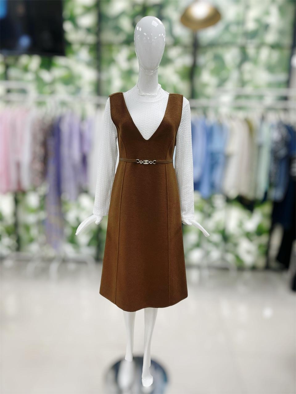 DEWL ベルト装飾 ビスチェ ワンピース L244PSE501