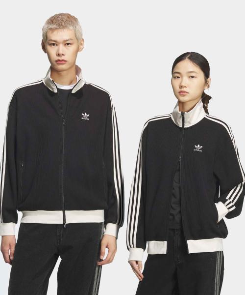 [아디다스] 와플 클래식 트랙탑 - 블랙 / KQ6863 KQ6863