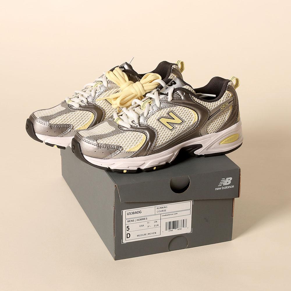 ニューバランス 530 クラシック メタル レモン シルバー グレー ADG