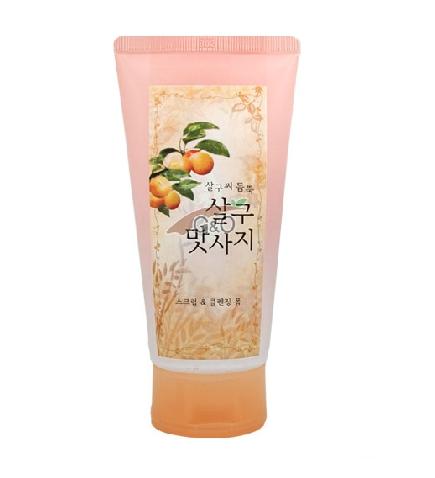 ドゥボン アプリコット マッサージスクラブ＆クレンジングフォーム 120ml, 1個