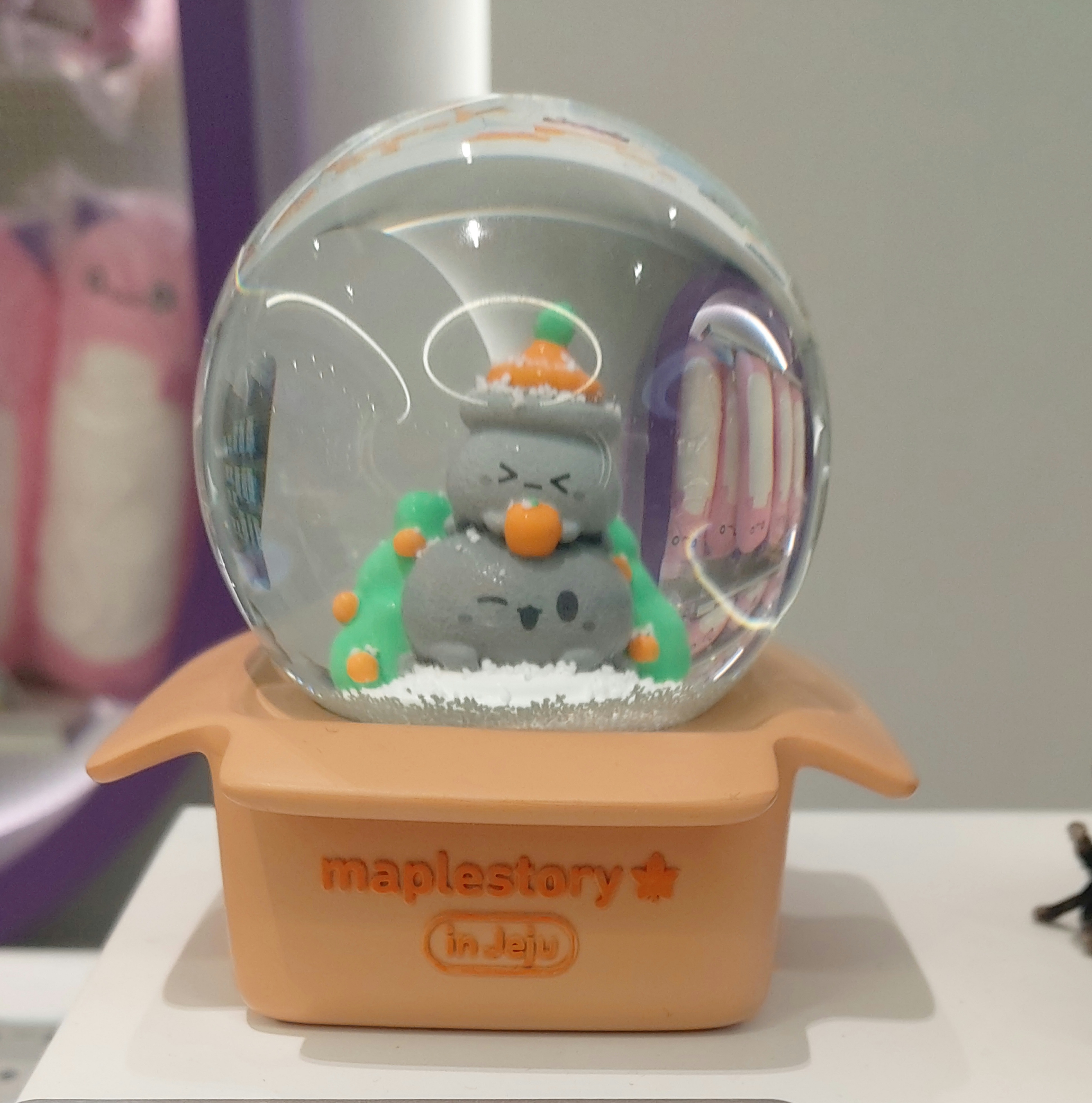 済州 メイプルストーリー ストーン精霊 スノードーム