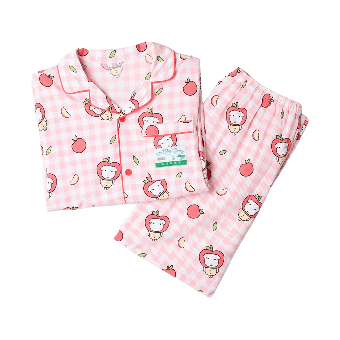 L スパオ x ガナディ パジャマ レッド SPPPG23U05-20