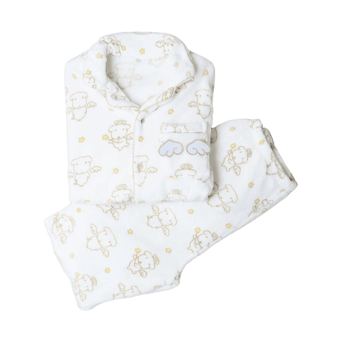 XL SPAO x GANADI 천사와 악마 파자마 WHITE SPPPG11U04