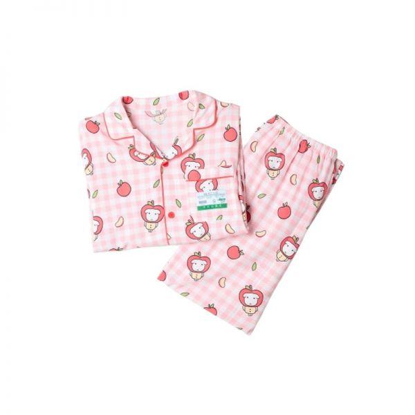 SPAO GANADI 당도체고 긴팔 파자마 RED SPPPG23U05