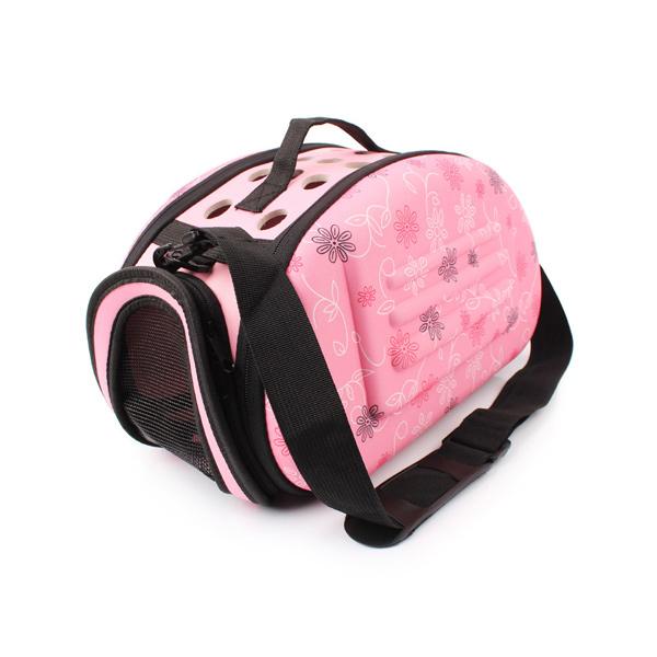 エコレベ EVA ペットキャリー 大型ピンク 愛犬用バッグ ペット移動用ケージ 犬用バッグ