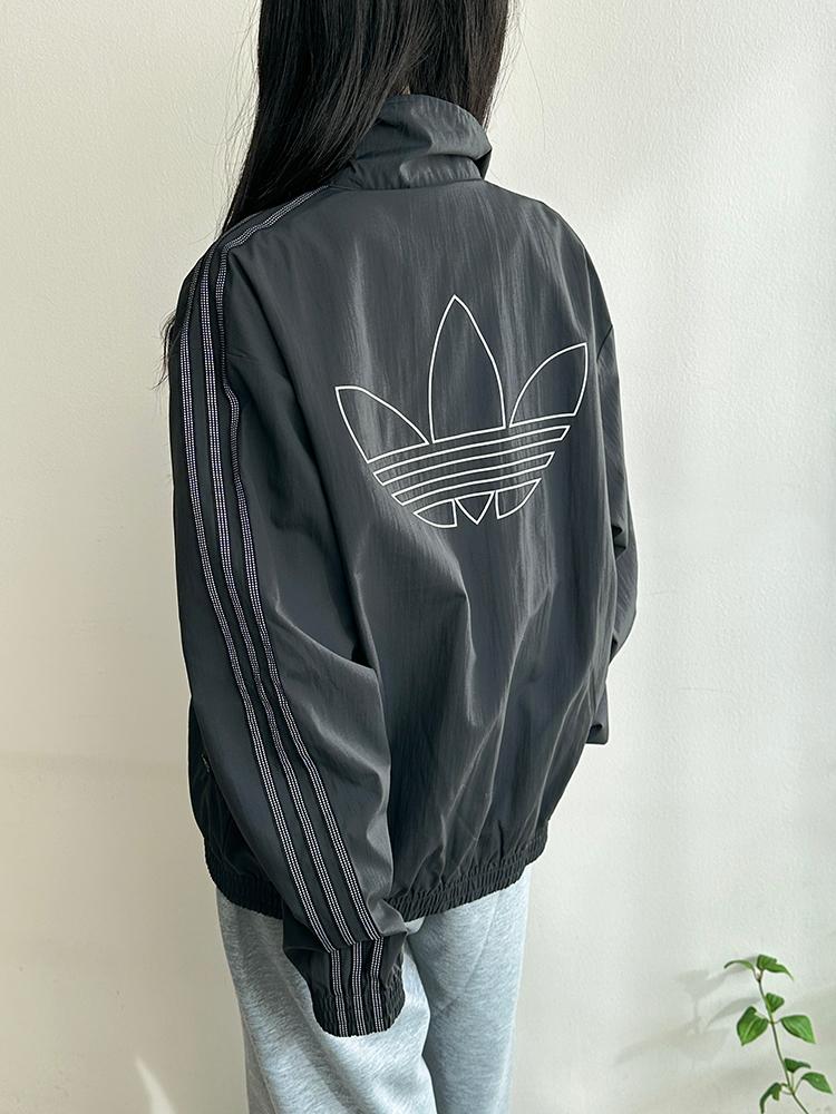 アディダス 男女共用 ウーブン ファイアバード トラック ジャケット カーボン