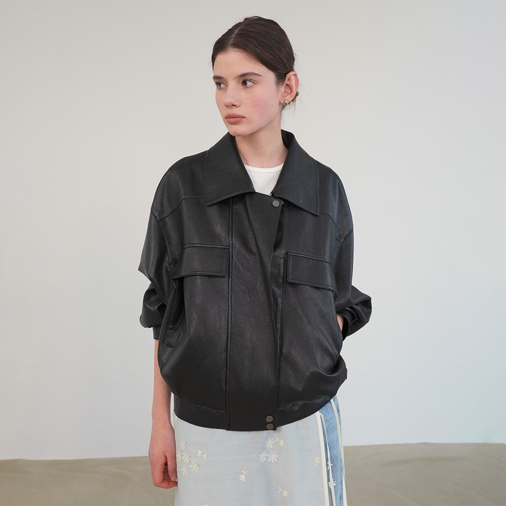 オンアンドオン レザー ボンバージャケット NEL6XM251