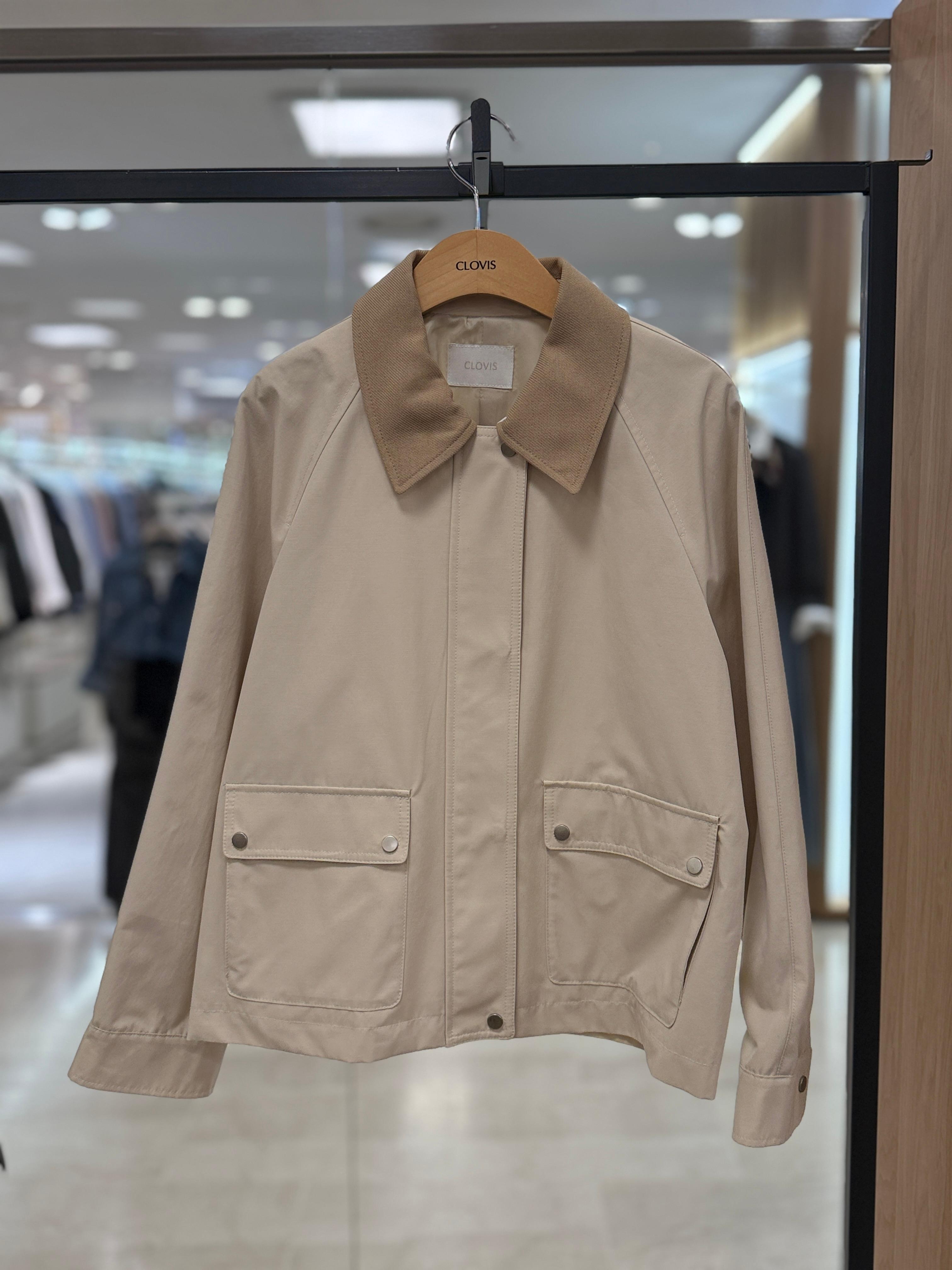 CLOVIS カラーブロッキング ショートワークジャケット cvjpg2301m