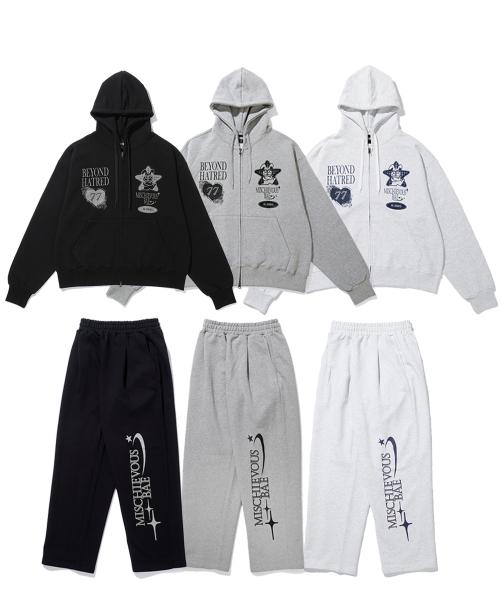 [가까이 유니언즈] 미스처버스 후드집업 팬츠 트레이닝 셋업 G77700038SET