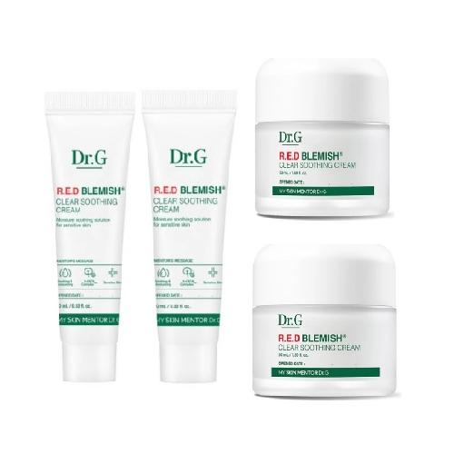 Dr.G レッド ブレミッシュ クリア スーディング クリーム 50ml x 2個 + 10ml x 2個 1個