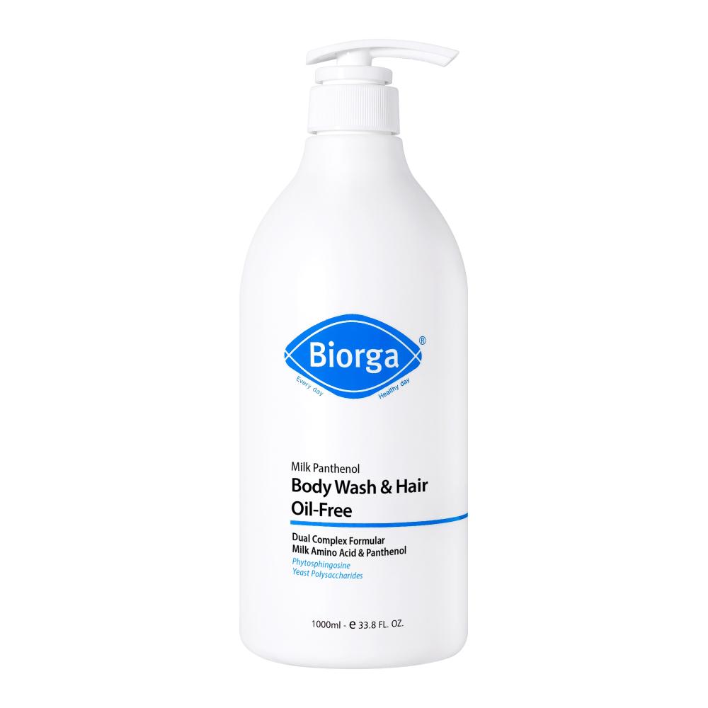Bioga ミルクパンテノール ボディウォッシュ&ヘア オイルフリー