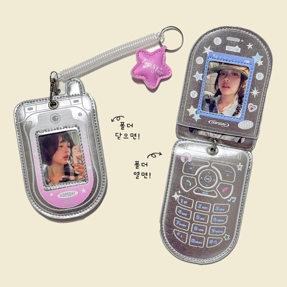 KIKIDECCO OPPSDAY Y2K フォルダー 携帯 スマートフォン ポストカード ポカホルダー