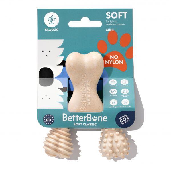 BetterBone ミニソフト 無香料 犬用歯固めトイ ウッドスティック