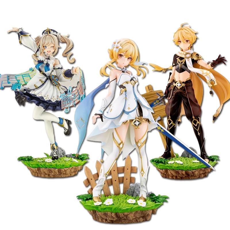 アニメフィギュア 原神 旅人 人形 コレクション用 バーバラ インパクト ルミネ