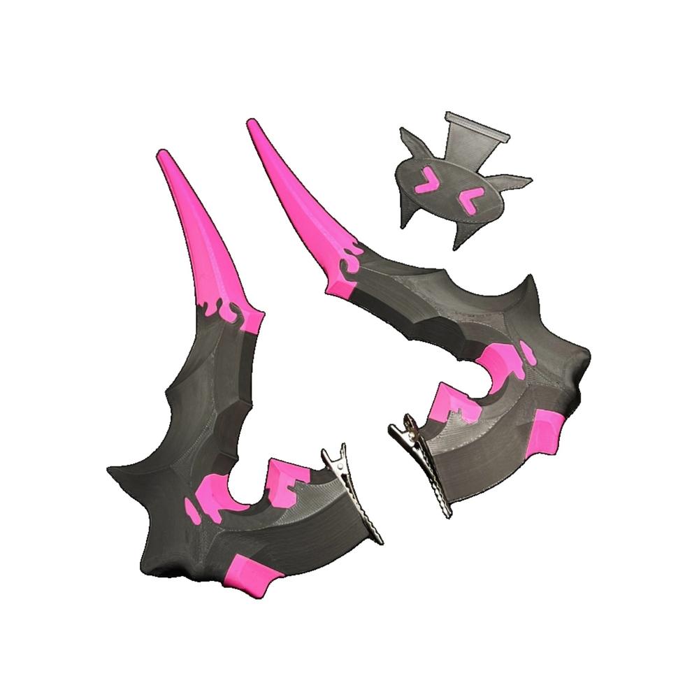 명일방주 엔드필드 이본 뿔 소품 코스프레 코스튬