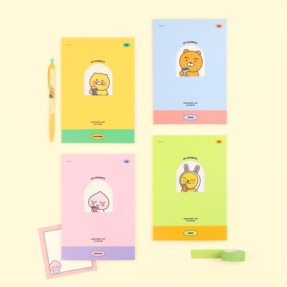 アイコンズ カカオフレンズ B6 돔송창 ノート