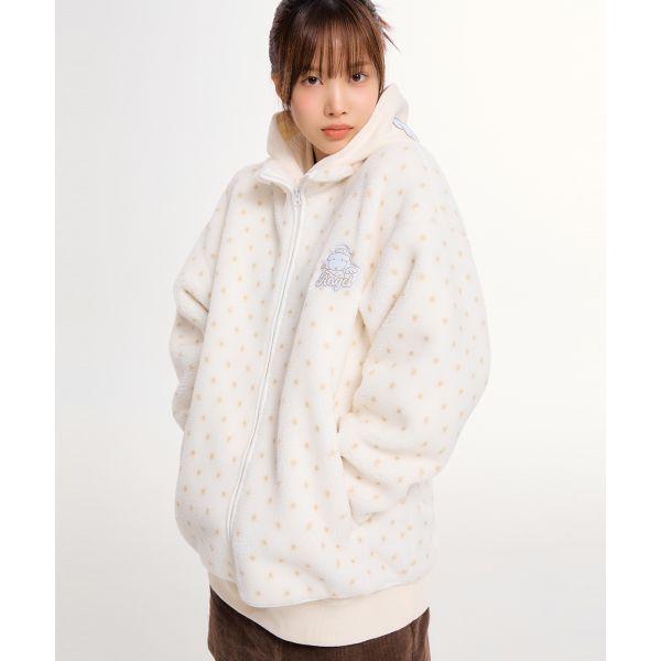 SPAO [GANADI] 天使と悪魔 ボアフリース (WHITE)_SPFZF4VU02