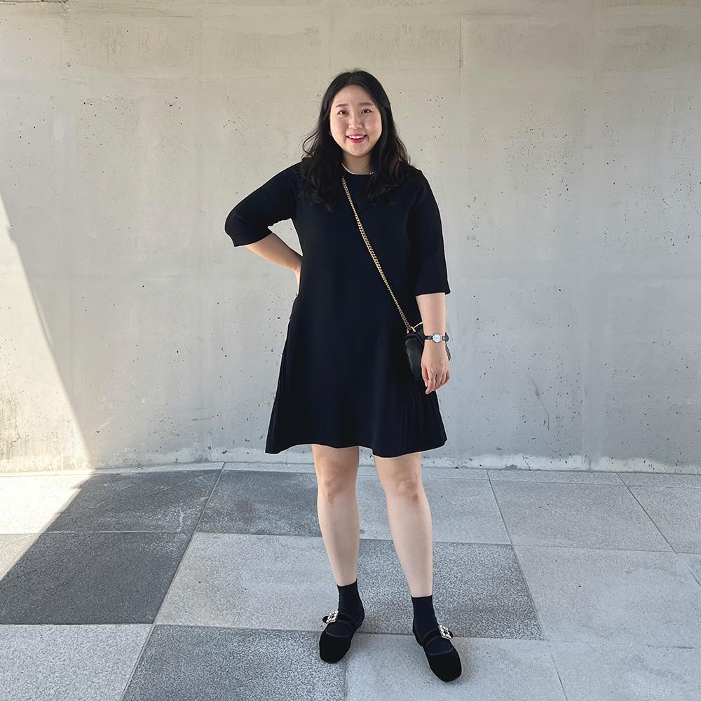 TENDY プリーツミニワンピース ビッグサイズ レディース オフィスルック ハガクルック 結婚式