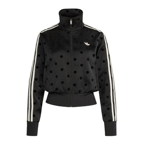 adidas サテン ポルカドット トラックトップ KV116