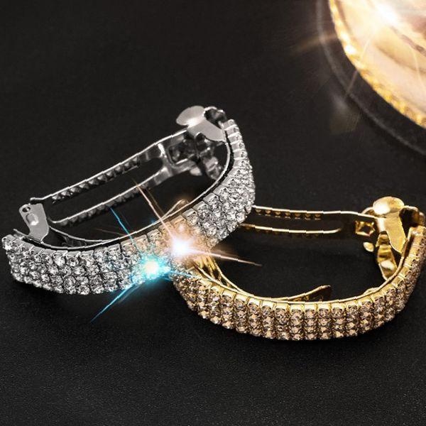 ポニーテール カーブ キュービック装飾 自動ヘアピン ハーフアップ アップヘア ヘアアクセサリー 女性用