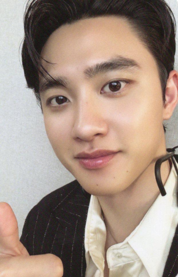 [디오] EXO 엑소 크림소다 EXIST 트레카 노랑 포토카드 포카