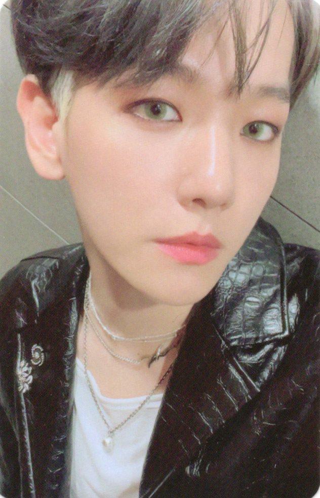 [백현] EXO 엑소 크림소다 EXIST 트레카 노랑 포토카드 포카